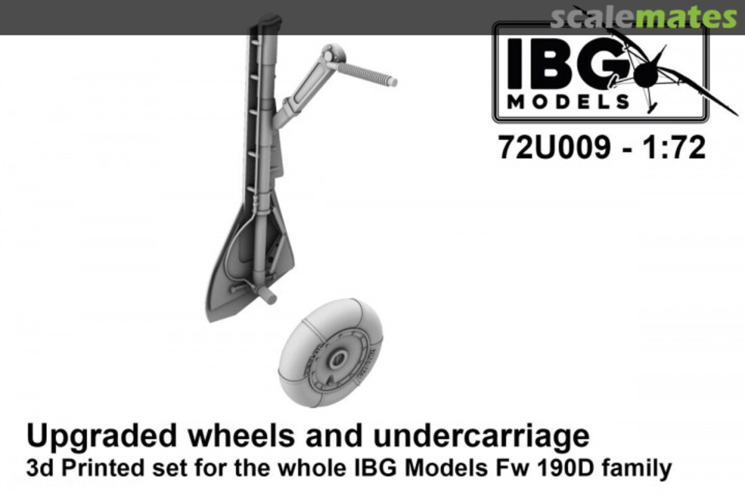 Boxart Upgraded wheels and undercarriage 72U009 IBG Models Boxart Upgraded wheels and undercarriage 72U009 IBG Models