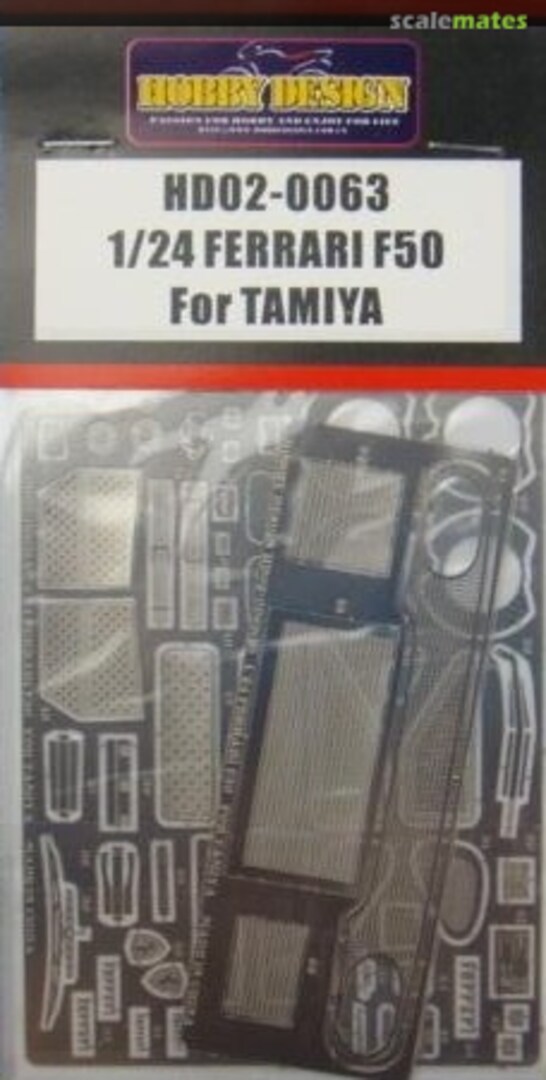 Boxart Ferrari F50 Photo-Etched Parts HD02-0063 Hobby Design Boxart Ferrari F50 Photo-Etched Parts HD02-0063 Hobby Design