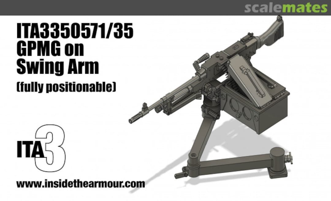 Boxart L7 GPMG on Swing Arm ITA335057 Inside the Armour ITA3 Boxart L7 GPMG on Swing Arm ITA335057 Inside the Armour ITA3