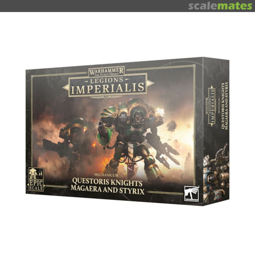 Boxart Mechanicum Questoris Knights Magaera and Styrix 03-88 Games Workshop