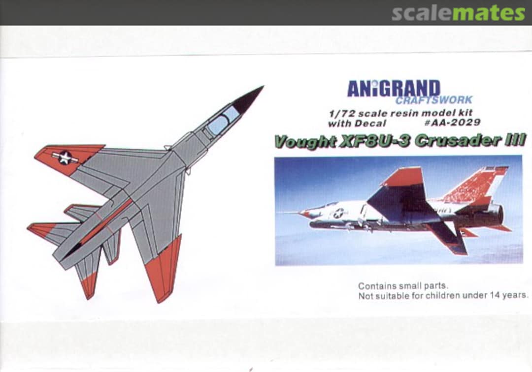 Boxart Vought XF8U-3 Crusader III AA-2029 Anigrand Craftswork Boxart Vought XF8U-3 Crusader III AA-2029 Anigrand Craftswork