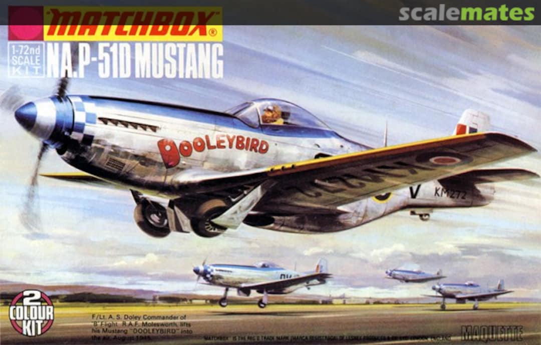 Boxart NA.P-51D Mustang PK-13 Matchbox