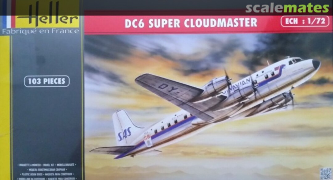 Boxart DC6 Super Cloudmaster 80315 Heller Boxart DC6 Super Cloudmaster 80315 Heller