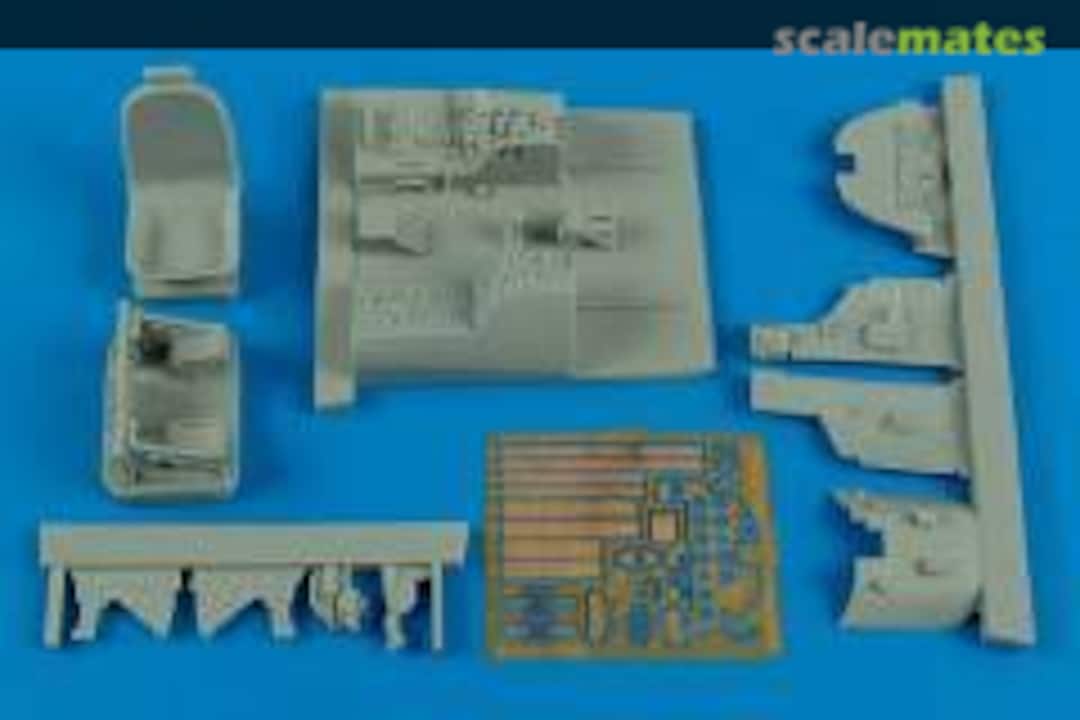 Boxart A1H Skyraider cockpit set 2178 Aires Boxart A1H Skyraider cockpit set 2178 Aires
