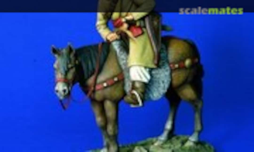 120mm Mounted Hun Raider 400 AD (Verlinden Productions 877) 877