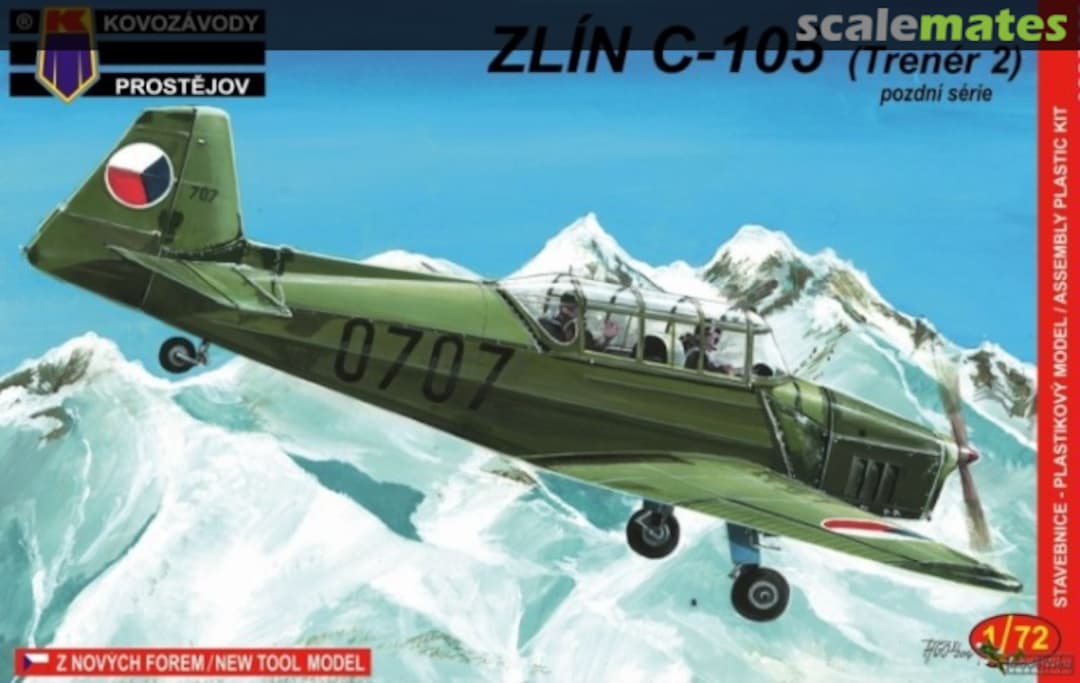 Boxart Zlin C-105 KPM0022 Kovozávody Prostějov Boxart Zlin C-105 KPM0022 Kovozávody Prostějov