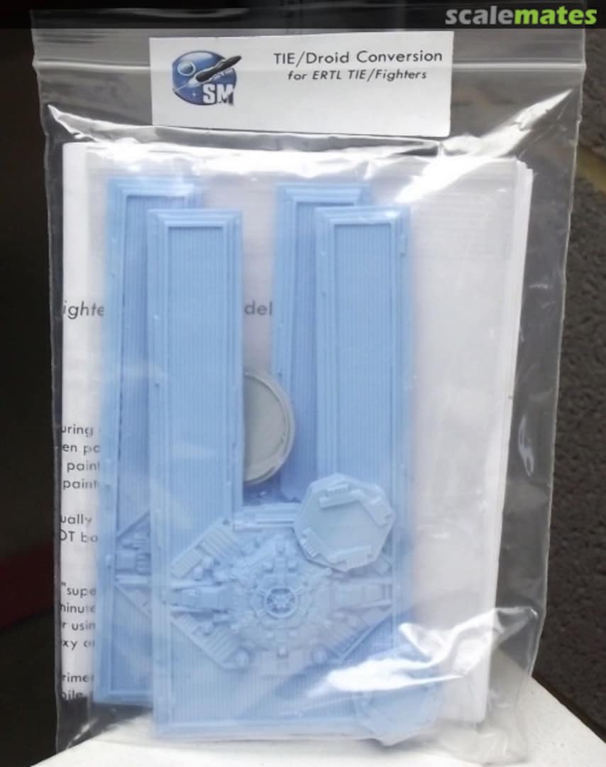 Boxart Tie Droid Conversion for ERTL TIE/Fighters Starship Modeler Kit Factory Boxart Tie Droid Conversion for ERTL TIE/Fighters Starship Modeler Kit Factory