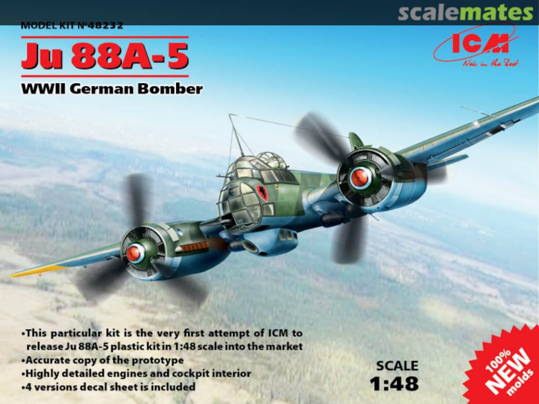 Boxart Ju 88A-5 48232 ICM Boxart Ju 88A-5 48232 ICM