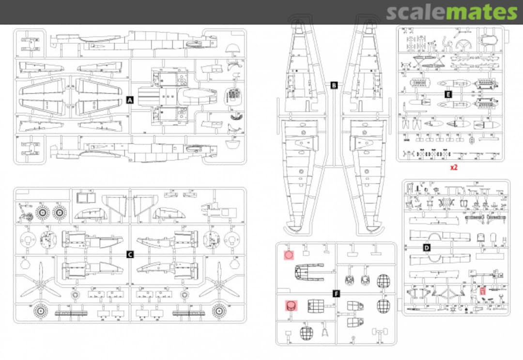 Contents Ju 88A-5 48232 ICM Contents Ju 88A-5 48232 ICM