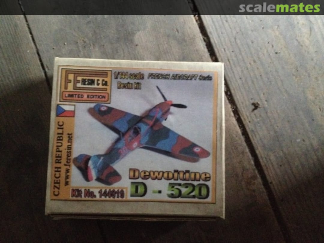 Boxart Dewoitine D.520 Limited Edition 144019 FE Resin Models