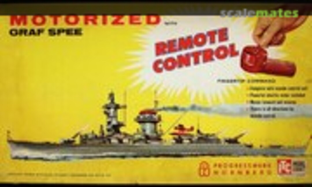 1:366 "Graf Spee" mit El-Motor und Fernsteuerung (Progresswerk Nürnberg 54021) 54021