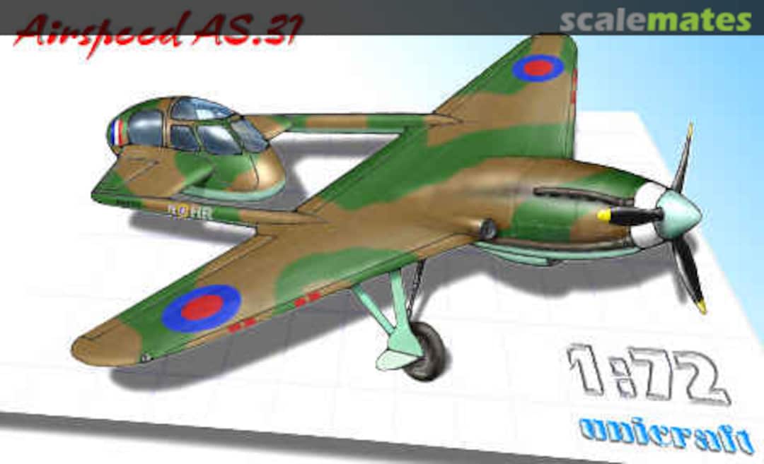 Boxart Airspeed AS.31 Unicraft Models Boxart Airspeed AS.31 Unicraft Models