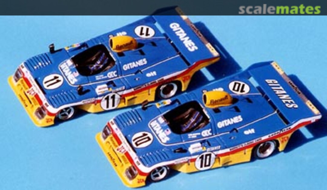 Boxart Mirage-Renault GR8 "Gitanes" K013P Axel´R Boxart Mirage-Renault GR8 "Gitanes" K013P Axel´R