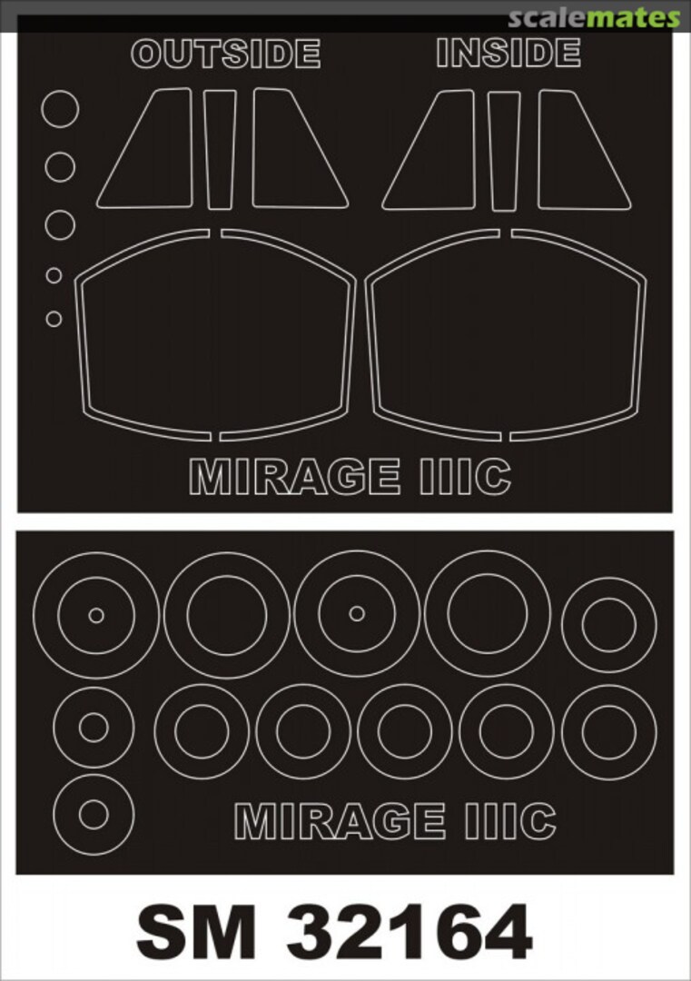 Boxart Dassault Mirage IIIC SM32164 Montex Boxart Dassault Mirage IIIC SM32164 Montex