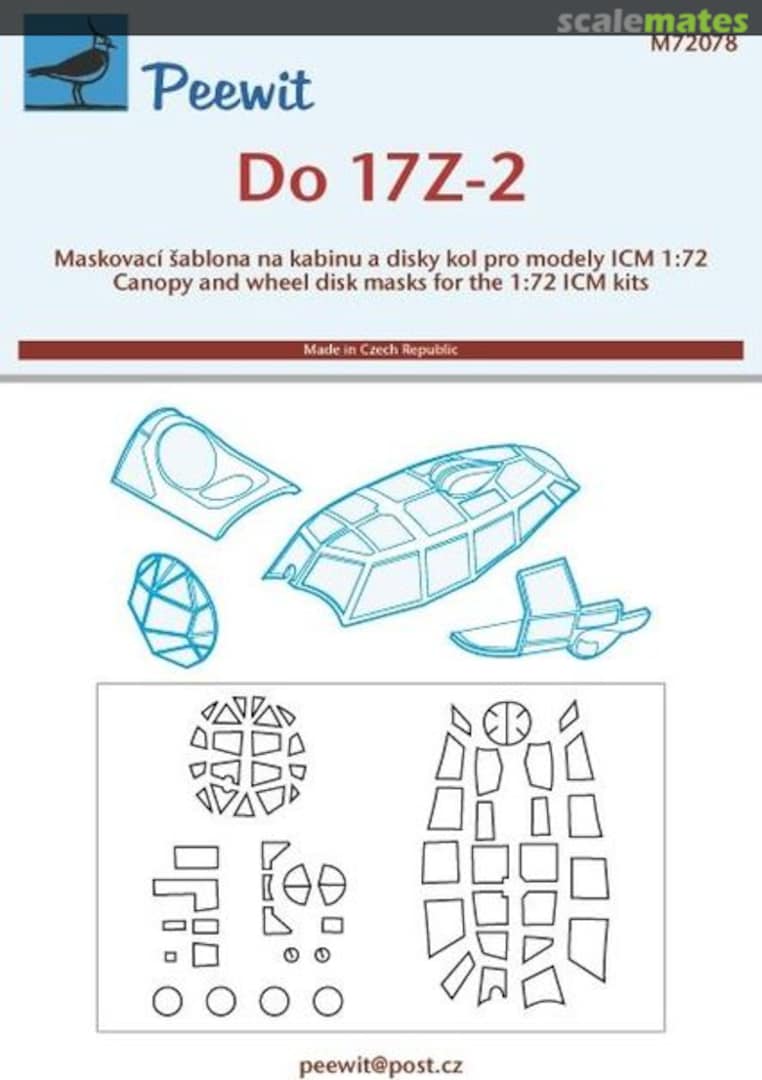 Boxart Dornier Do-17Z-2 M72078 Peewit Boxart Dornier Do-17Z-2 M72078 Peewit