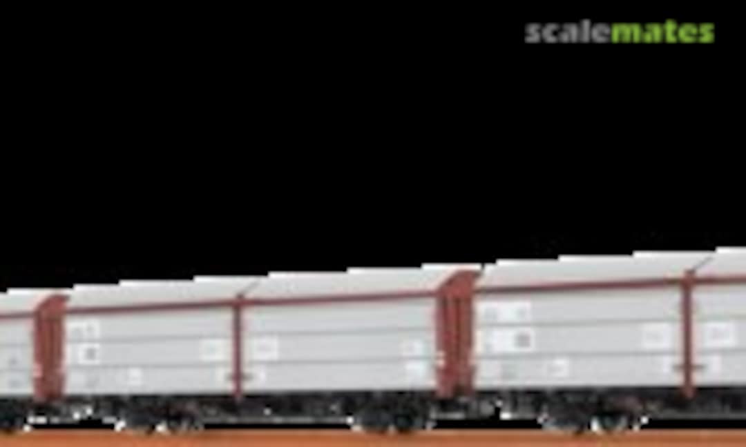 Sliding roof / wall car Tbis 869/875 DB, set of 3 (Brawa 48967)