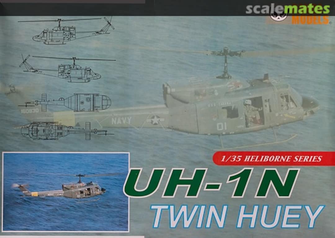 Boxart UH-1N Twin Huey 35008 Panda Models Boxart UH-1N Twin Huey 35008 Panda Models