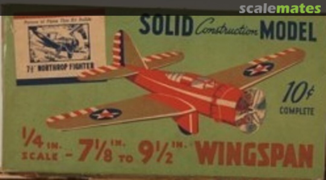 Boxart Northrop Fighter B7 AMCO Models Boxart Northrop Fighter B7 AMCO Models