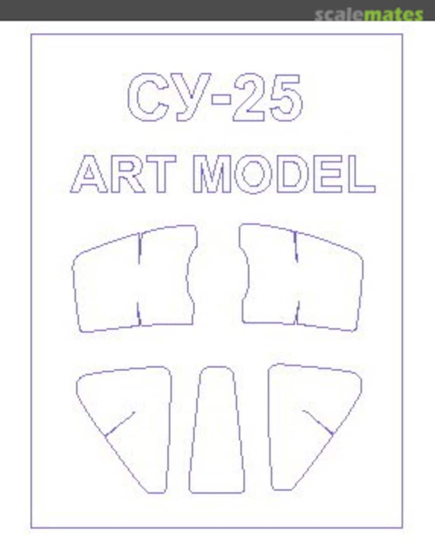 Boxart Mask for SU-25 (ARTModel) 72185 KV Models Boxart Mask for SU-25 (ARTModel) 72185 KV Models
