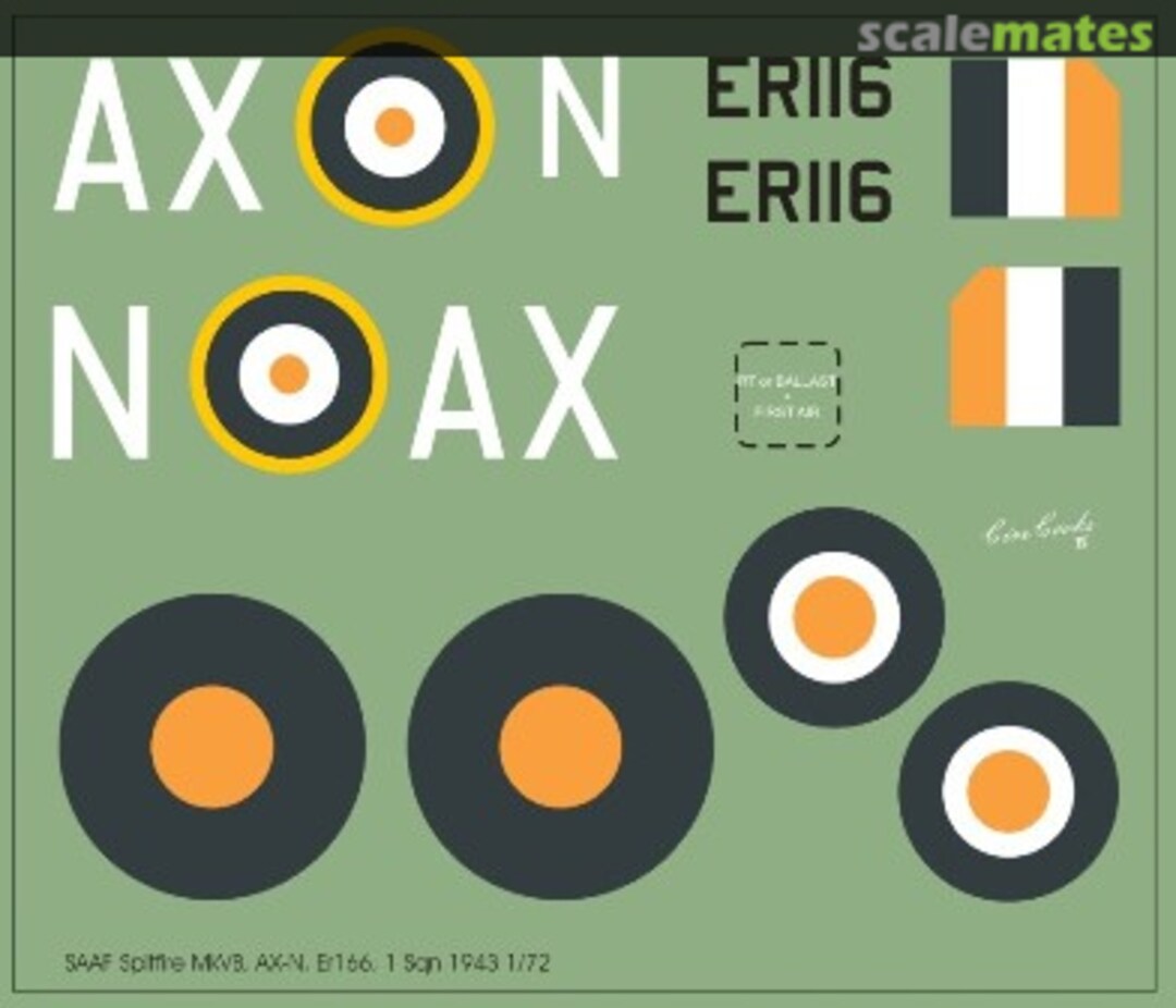 Boxart SAAF Spitfire MkVB MAV-480178 MAV Decals Boxart SAAF Spitfire MkVB MAV-480178 MAV Decals