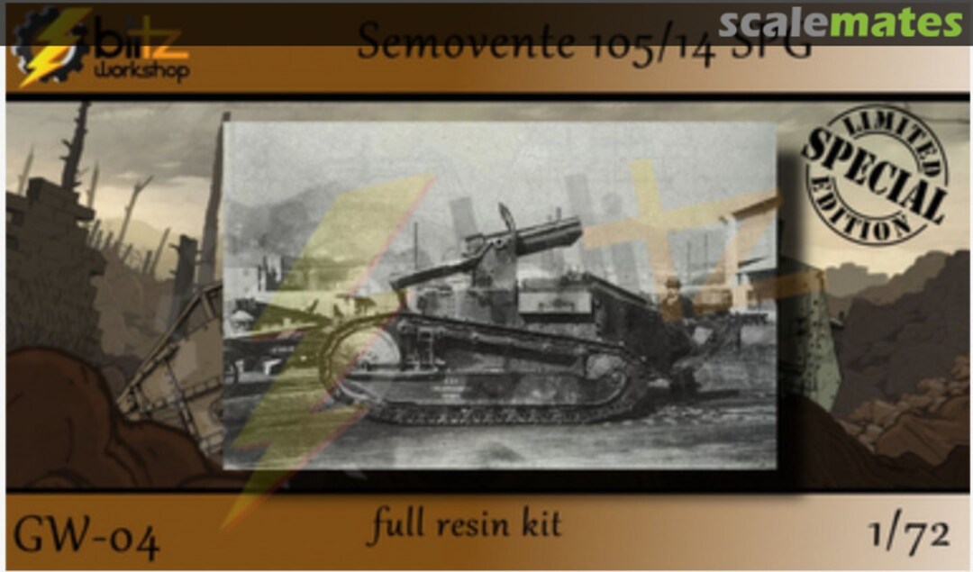 Boxart Semovente 105/14 SPG GW-04 Blitz Workshop Boxart Semovente 105/14 SPG GW-04 Blitz Workshop