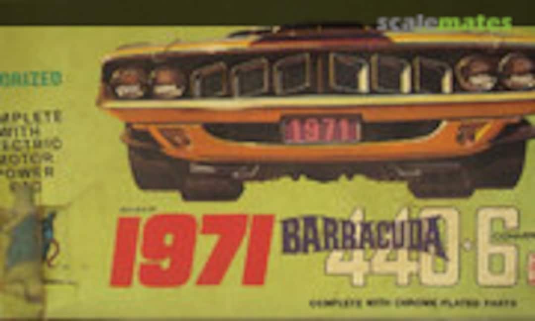 1:32 1971 Barracuda 440-6 Convertible (Palmer Plastics 201 200)