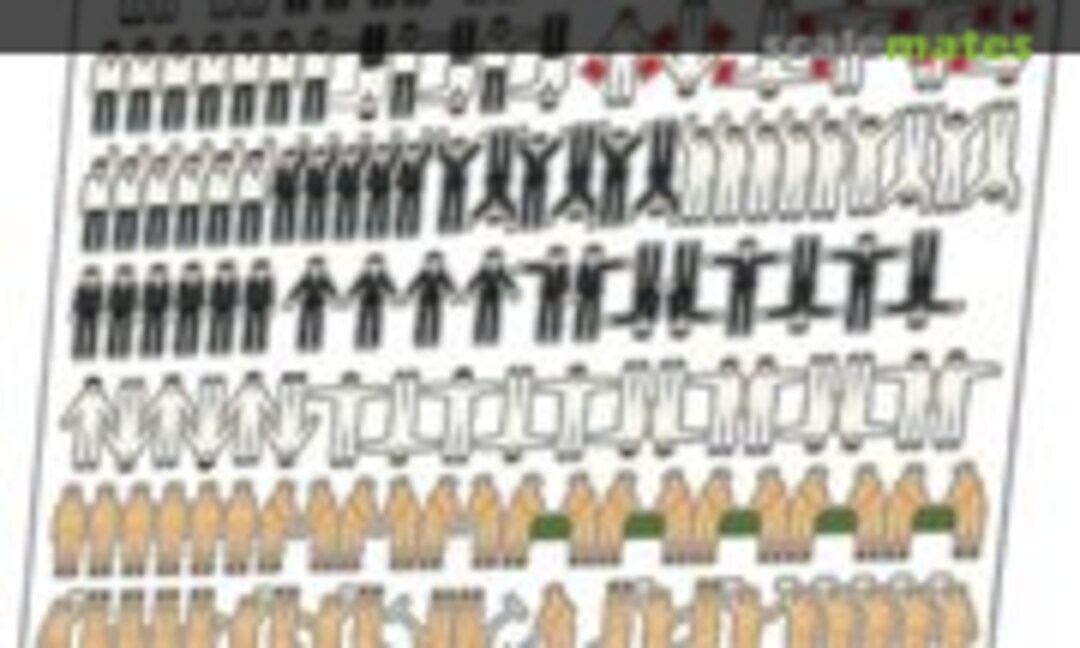 1:350 Sailors of Japan on the move (Microdesign MD 350231)