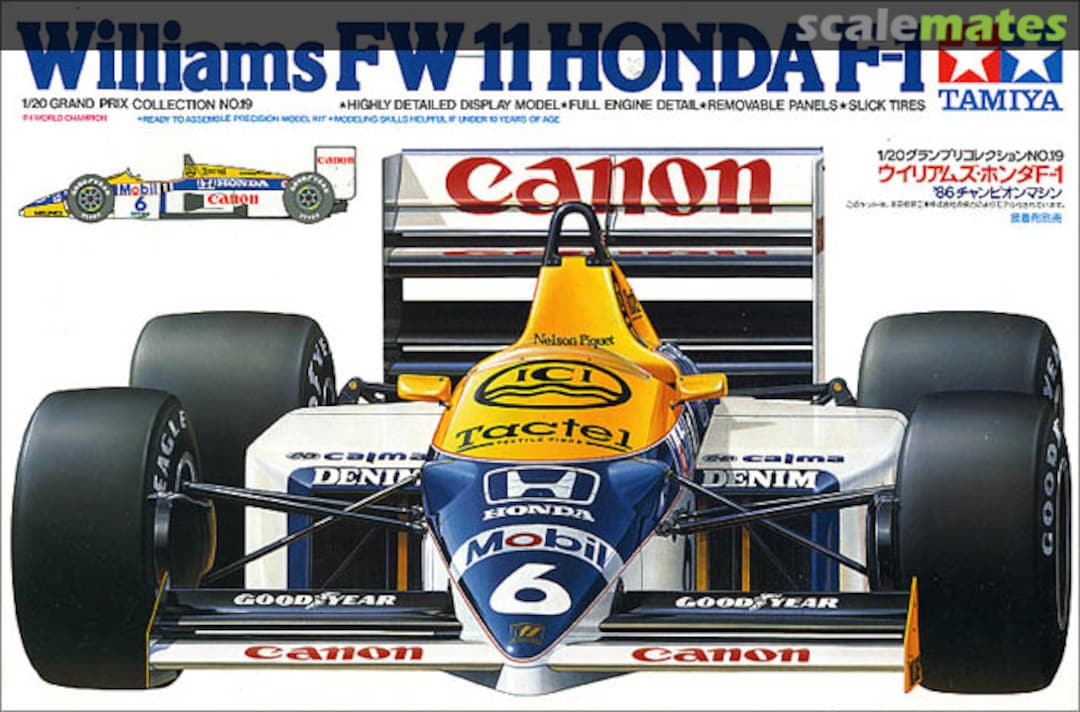 Boxart Williams FW11 Honda F-1 GC2019 Tamiya Boxart Williams FW11 Honda F-1 GC2019 Tamiya