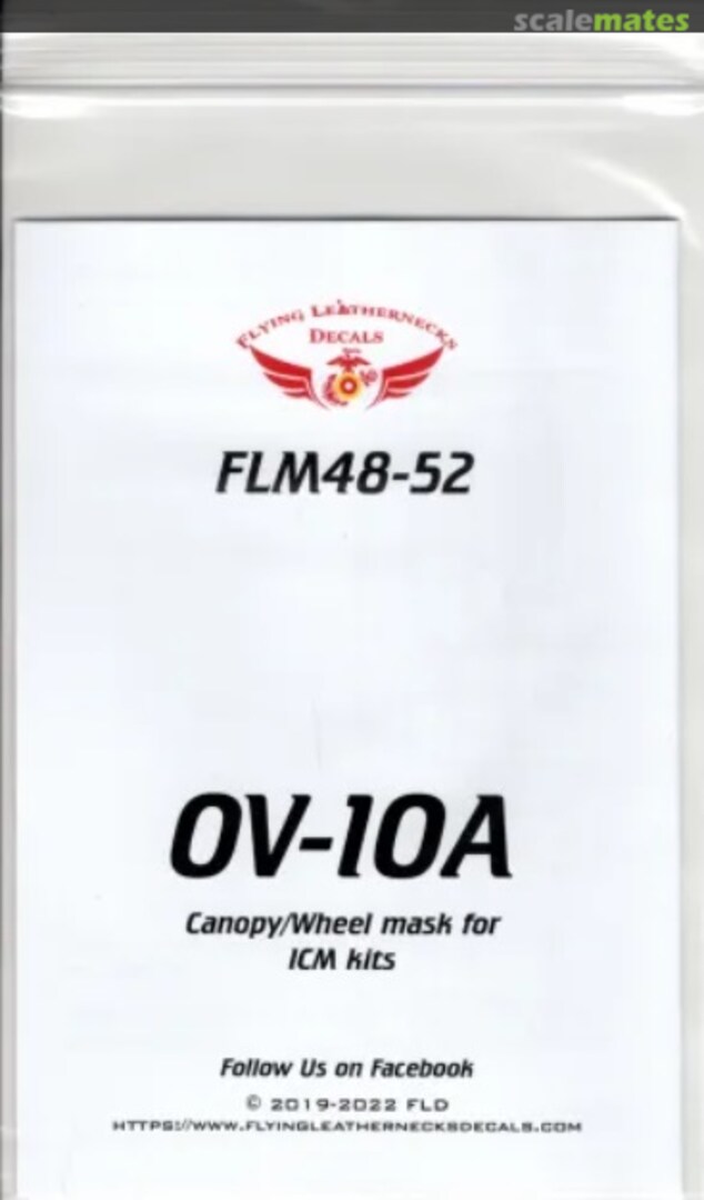 Boxart OV-10A/D Canopy / Wheel Mask FLM48-52 Flying Leathernecks Boxart OV-10A/D Canopy / Wheel Mask FLM48-52 Flying Leathernecks