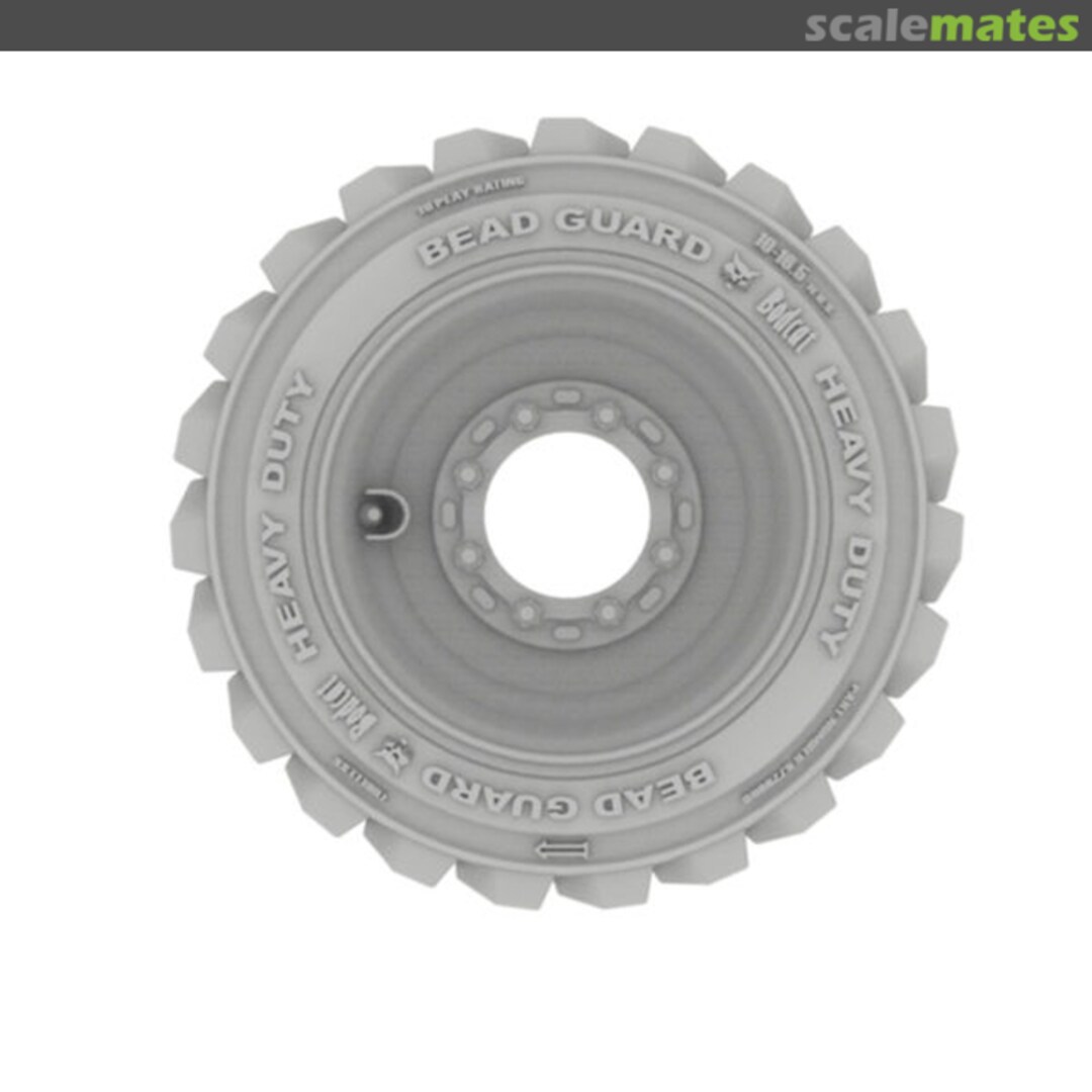 Boxart Civilian Wheels For Loader (4 Pc) HDM35051 HD Models Boxart Civilian Wheels For Loader (4 Pc) HDM35051 HD Models