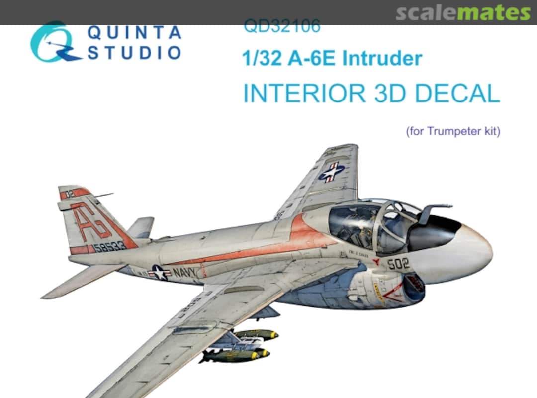 Boxart A-6E Intruder interior 3D decals QD32106 Quinta Studio Boxart A-6E Intruder interior 3D decals QD32106 Quinta Studio