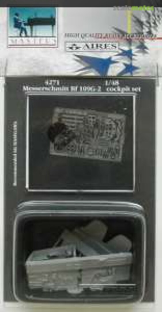 Boxart Bf 109G-2 cockpit set 4271 Aires Boxart Bf 109G-2 cockpit set 4271 Aires