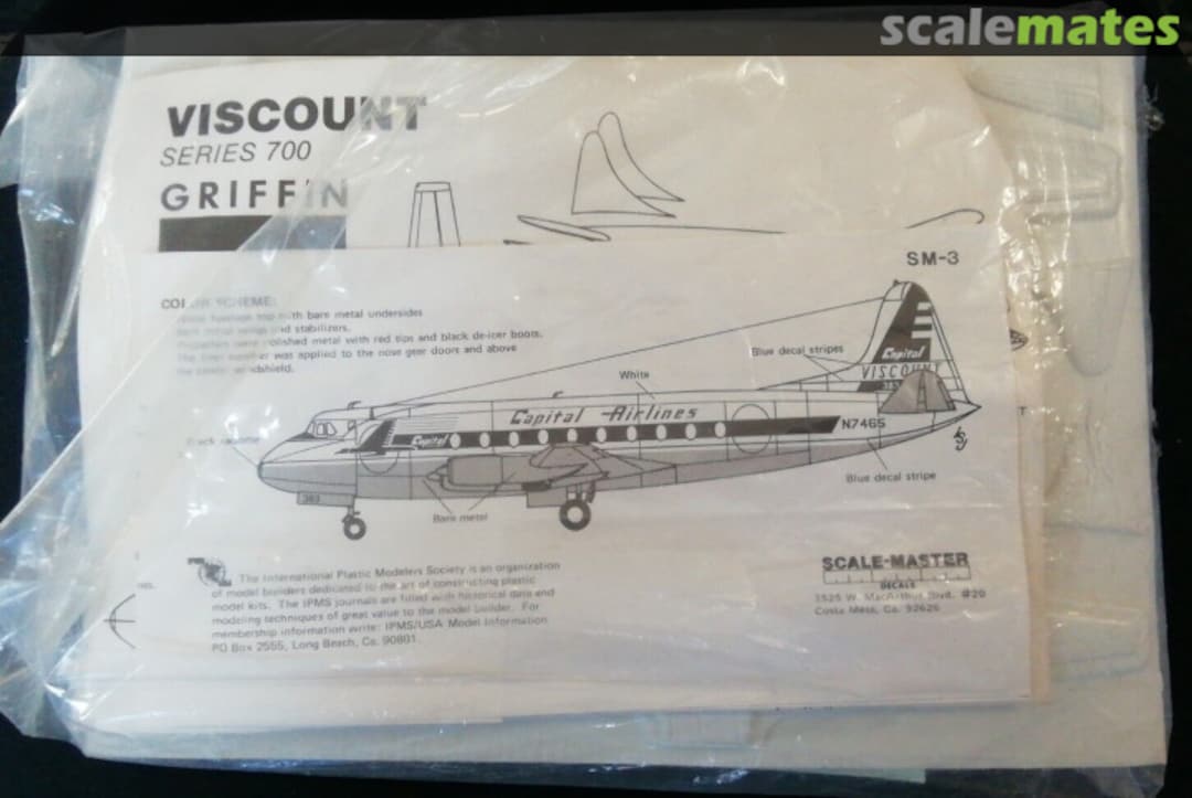 Boxart Vickers Viscount Series 700 SM-3 Griffin Boxart Vickers Viscount Series 700 SM-3 Griffin
