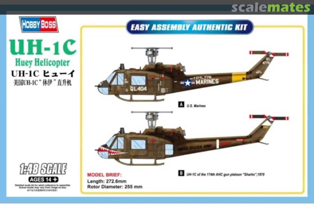 Boxart UH-1C Huey 85803 HobbyBoss