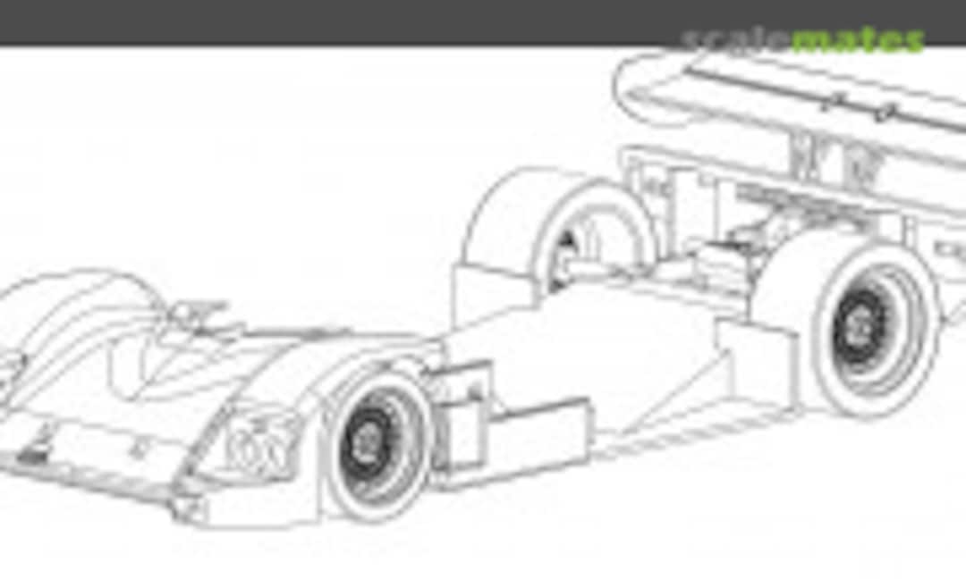 1:24 962C Alpha 1991 JSPC Mid-Term transkit (Noritake mokei CRM017) CRM017