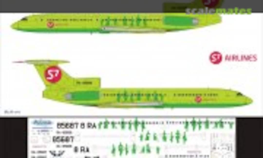 1:144 Tu-154M S7 Airlines (Ascensio Т5М-012) Т5М-012