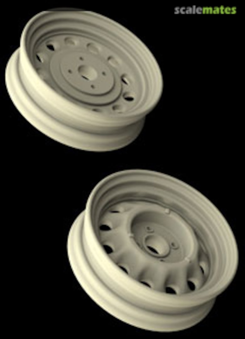 Boxart Austin Tilly - wheel rims (5) ~Tamiya~ 35099 Hussar Productions Boxart Austin Tilly - wheel rims (5) ~Tamiya~ 35099 Hussar Productions