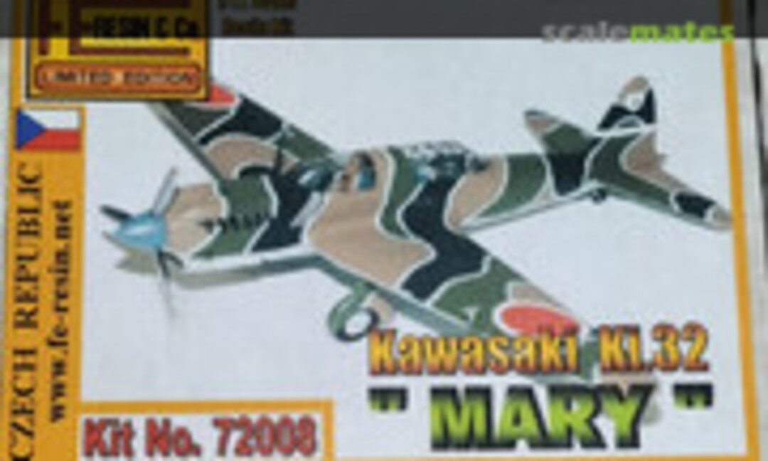1:72 Kawasaki Ki. 32 'Mary' (FE Resin Models 72008) 72008