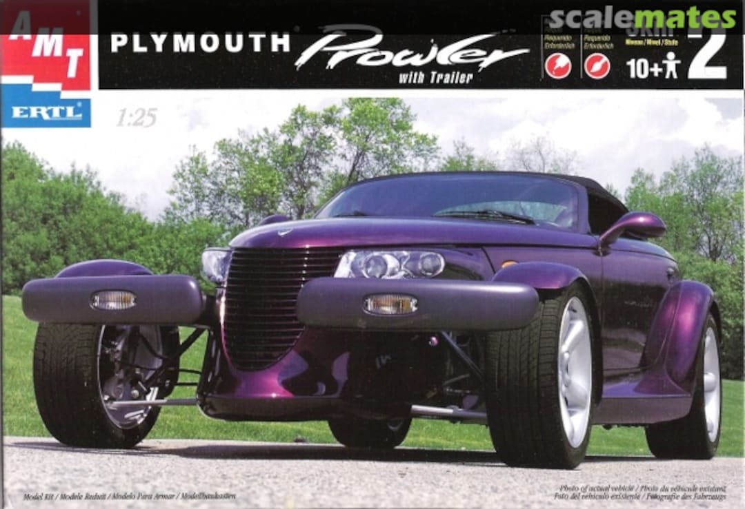 Boxart Plymouth Prowler with Trailer 8588 AMT/ERTL Boxart Plymouth Prowler with Trailer 8588 AMT/ERTL