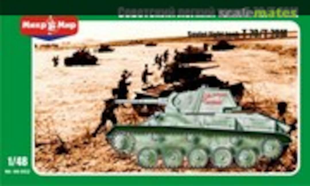 1:48 Soviet light tank T-70/T-70M (MikroMir 48-007) 48-007