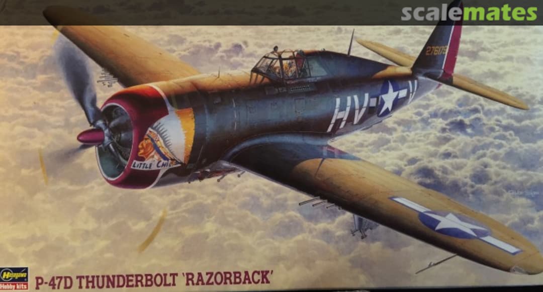 Boxart P-47D Thunderbolt 'Razorback' 09057 Hasegawa Boxart P-47D Thunderbolt 'Razorback' 09057 Hasegawa