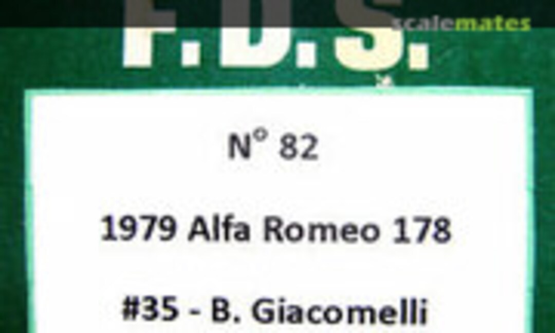 1:43 Alfa Romeo 178 (FDS 82) 82