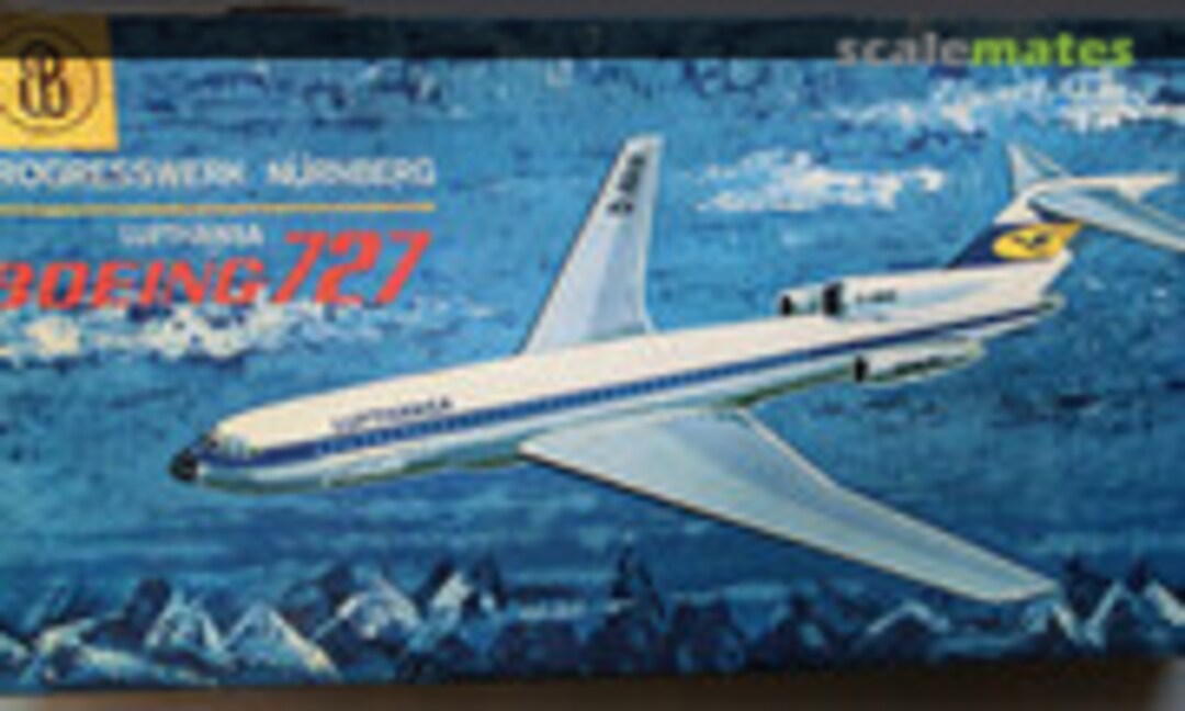 1:125 Lufthansa Boeing 727 (Progresswerk Nürnberg 54040)