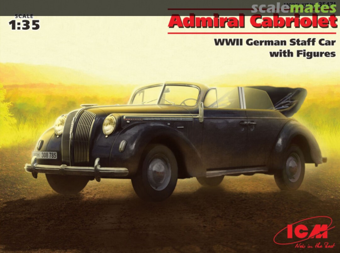 Boxart Admiral Cabriolet 35471 ICM Boxart Admiral Cabriolet 35471 ICM