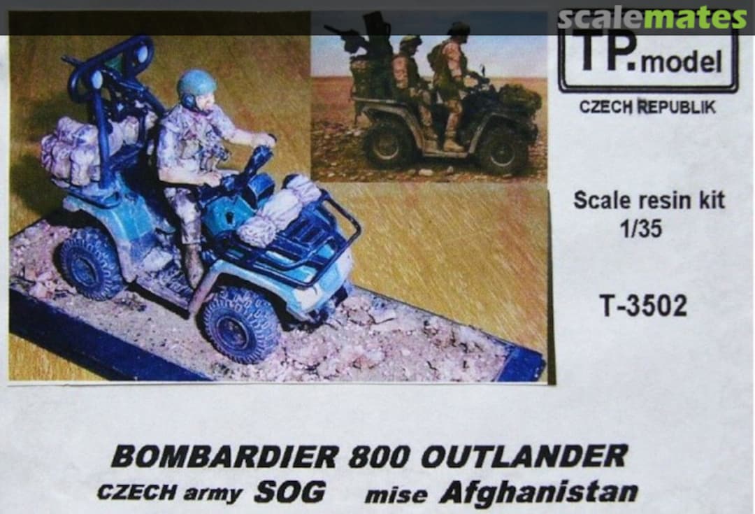 Boxart Bombardier 800 Outlander Czech Army SOG T-3502 TP Model Boxart Bombardier 800 Outlander Czech Army SOG T-3502 TP Model