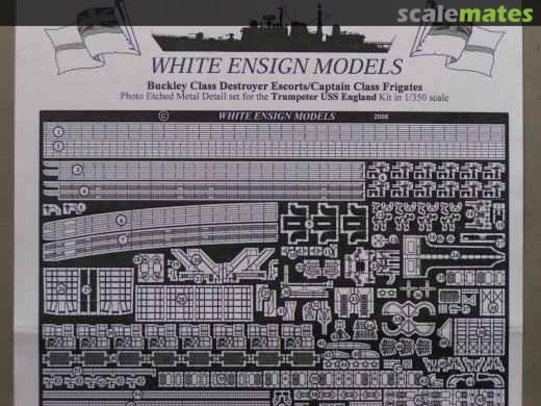 Boxart Buckley Class DE / Captain Class PE 3594 White Ensign Models Boxart Buckley Class DE / Captain Class PE 3594 White Ensign Models