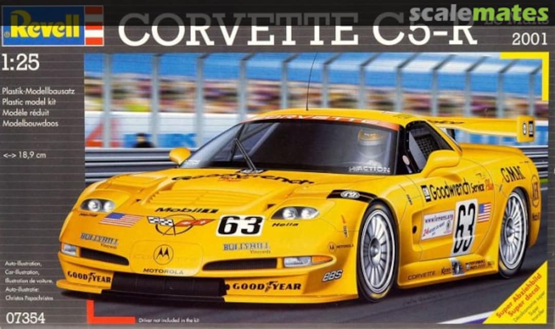 Boxart Corvette C5-R 07354 Revell Boxart Corvette C5-R 07354 Revell