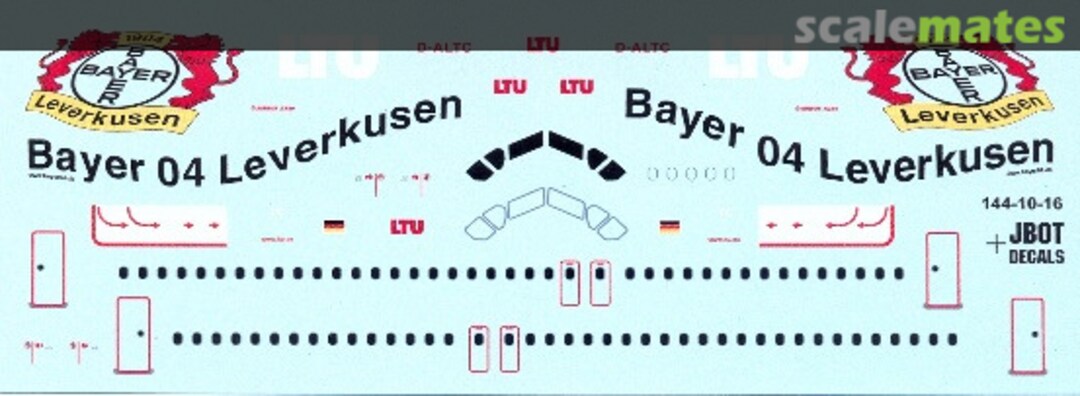 Boxart LTU Airbus A320-214 144-10-16 JBOT Decals Boxart LTU Airbus A320-214 144-10-16 JBOT Decals