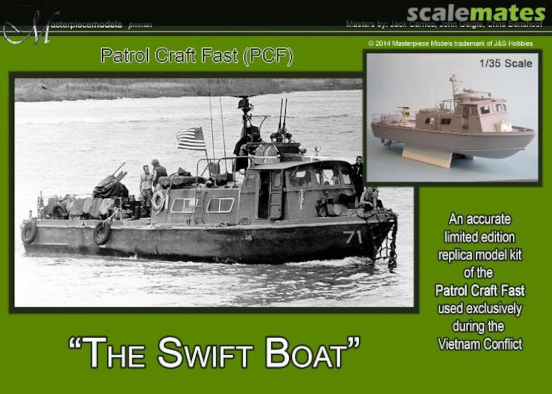 Boxart Patrol Craft Fast (PCF) "The Swift Boat" MMVN008 Masterpiece Models Boxart Patrol Craft Fast (PCF) "The Swift Boat" MMVN008 Masterpiece Models