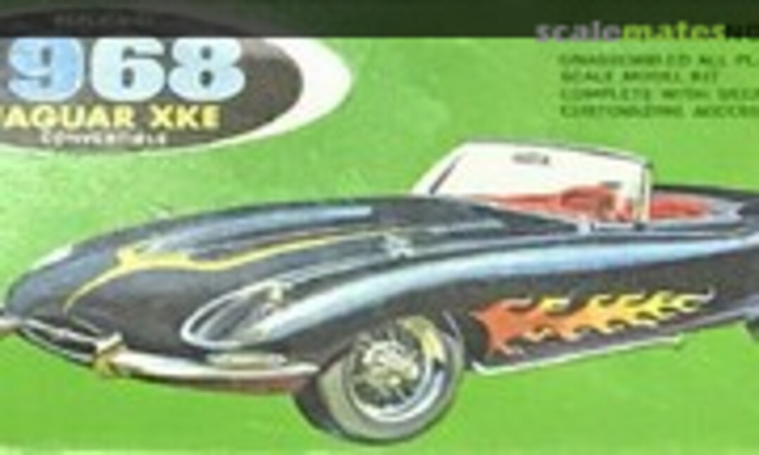 1:43 1968 Jaguar XKE Convertible (Palmer Plastics 895)